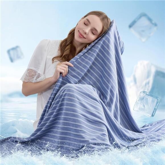 Cooling Blanket for Night Sweats Decorative Stay Cool and